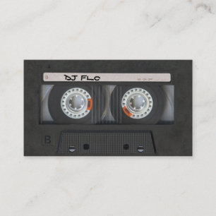 Cartes de visite frais d'enregistreur à cassettes