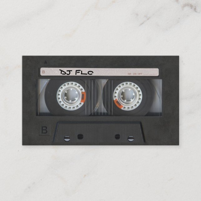 Cartes de visite frais d'enregistreur à cassettes (Devant)