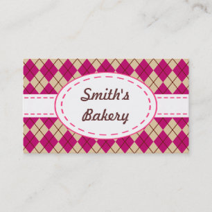Cartes de visite Framboise Argyle