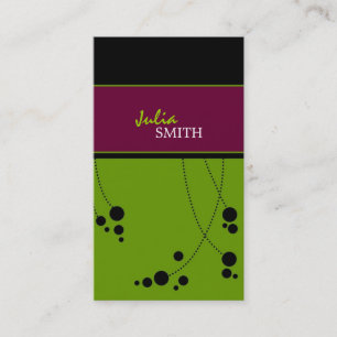 Cartes de visite géniaux de points