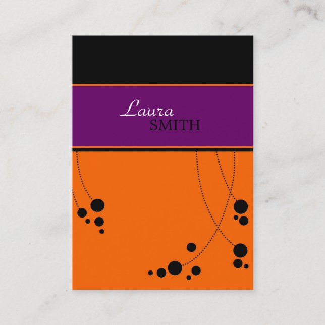 Cartes de visite géniaux de points (Devant)