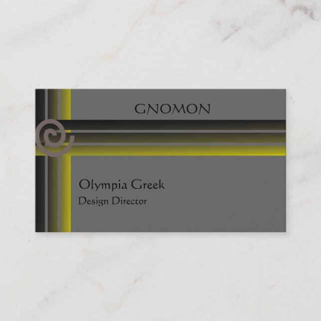 Cartes de visite géométriques (Devant)