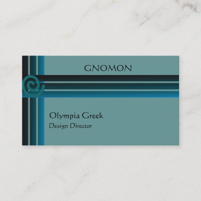 Cartes de visite géométriques (Devant)