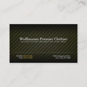 Cartes de visite Gold Armani