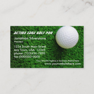 Cartes de visite golf
