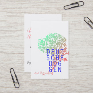 Cartes de visite Grand Danois