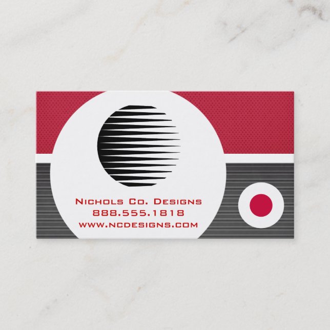 Cartes de visite graphiques (Devant)