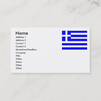 Cartes de visite grecs