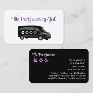 Cartes de visite Grooming pour animaux domestiques