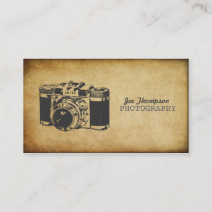 Cartes de visite grunges de photographie