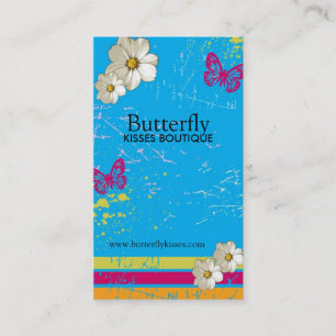 Cartes de visite grunges élégants