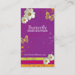 Cartes de visite grunges élégants