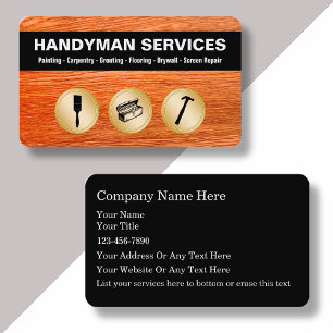 Cartes de visite Handyman
