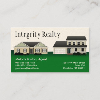 Cartes de visite immobiliers de Green Homes