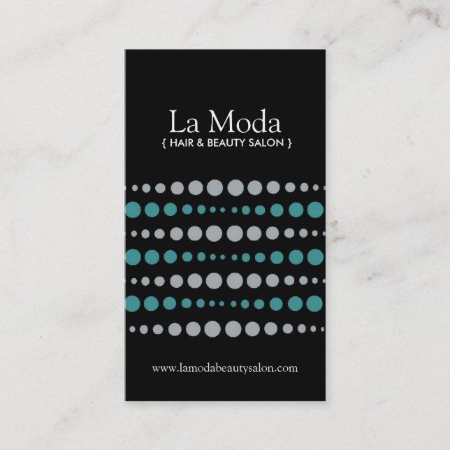 Cartes de visite impertinents de salon (Devant)