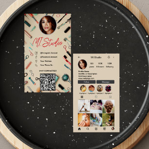 Cartes de visite Instagram, Influenceur, Esthétiqu