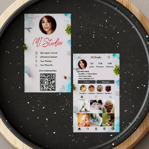 Cartes de visite Instagram, Influenceur, Esthétiqu