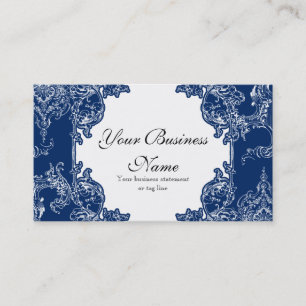 Cartes de visite - le baroque floral de remous de