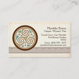 Cartes de visite légers de Triskele