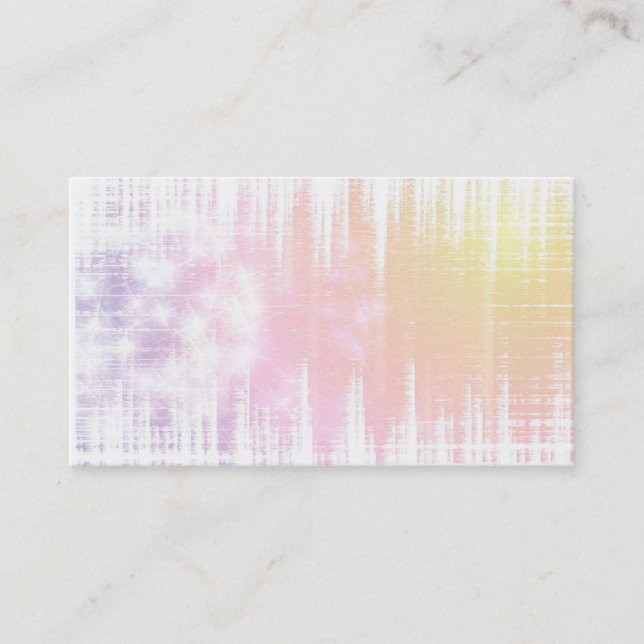 Cartes de visite légers spirituels d'étincelle (Devant)