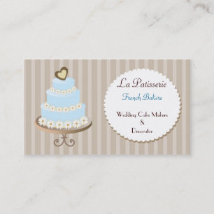 cartes de visite les épousant bleus de Cakemakers