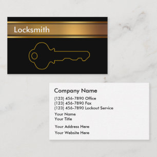 Cartes de visite Locksmith