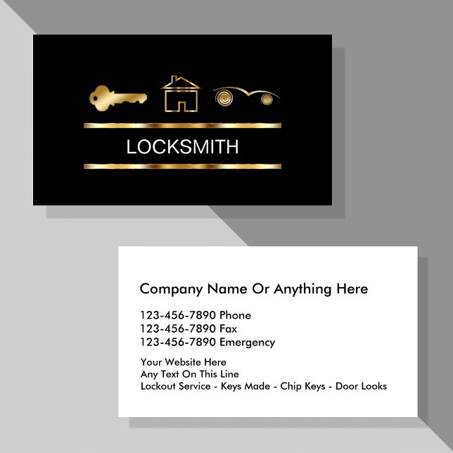 Cartes de visite Locksmith (Créateur téléchargé)