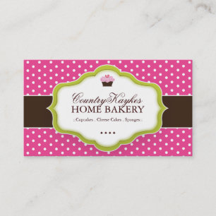 Cartes de visite lunatiques de boulangerie