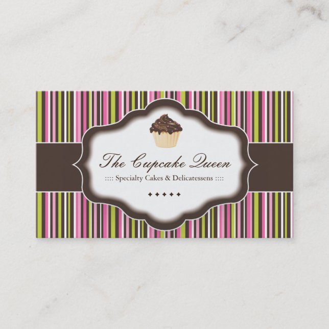 Cartes de visite lunatiques de boulangerie (Devant)