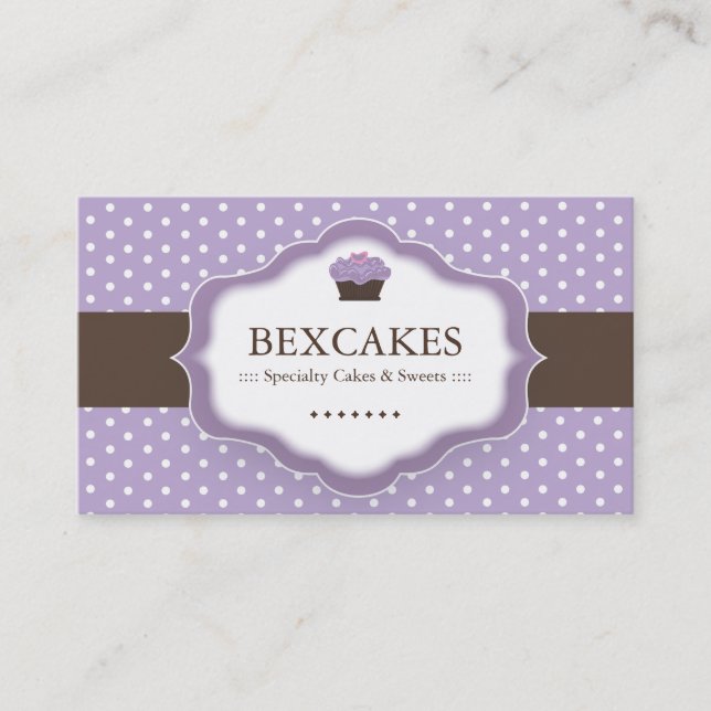 Cartes de visite lunatiques de boulangerie (Devant)