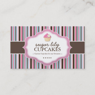 Cartes de visite lunatiques de boulangerie