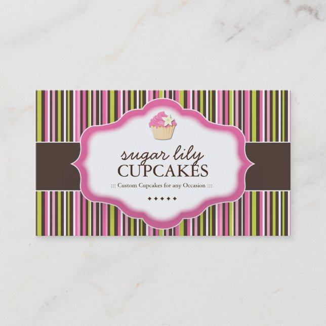Cartes de visite lunatiques de boulangerie (Devant)