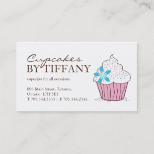 Cartes de visite lunatiques de petit gâteau