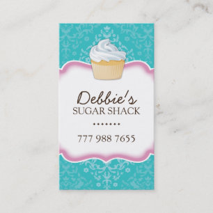 Cartes de visite lunatiques de petit gâteau