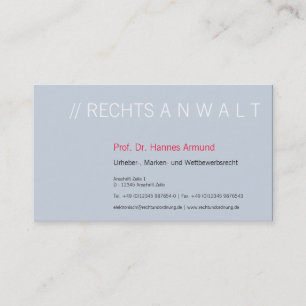 Cartes de visite Luxe Frais
