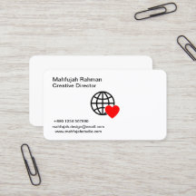 Cartes de visite Luxe | Minimaliste | Créateur Mod