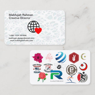 Cartes de Visite Luxueuses   Minimalistes   Fabric