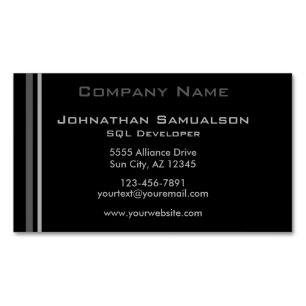 Cartes de visite magnétiques faits sur commande