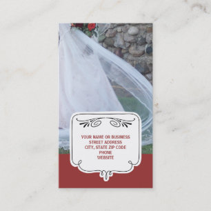 Cartes de visite mariages {Red}