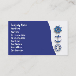 Cartes de visite marins