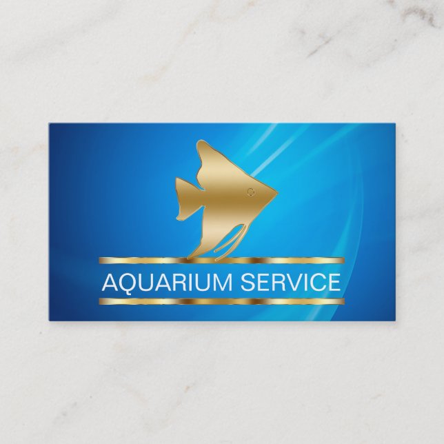 Cartes de visite marins d'aquarium (Devant)