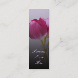 Cartes de visite marque-pages avec Tulipe du print