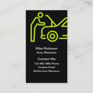 Cartes de visite mécaniciens automobiles
