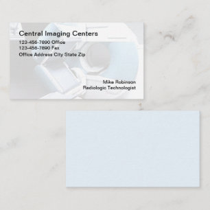 Cartes de visite Médicales de l'imagerie radiologi