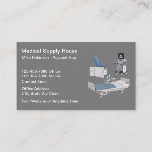 Cartes de visite Médicales de matériel d'approvisi