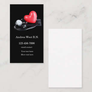 Cartes de visite Médicales des infirmières autoris