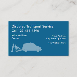 Cartes de visite Médicales du transport