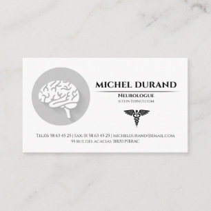 Cartes de visite Médicales Neurologue