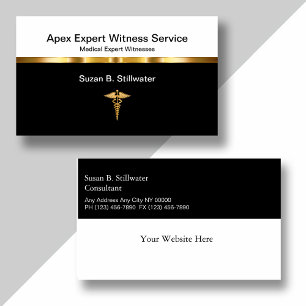 Cartes de visite Médicales pour témoins experts