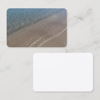 Cartes de visite Mer cristalline